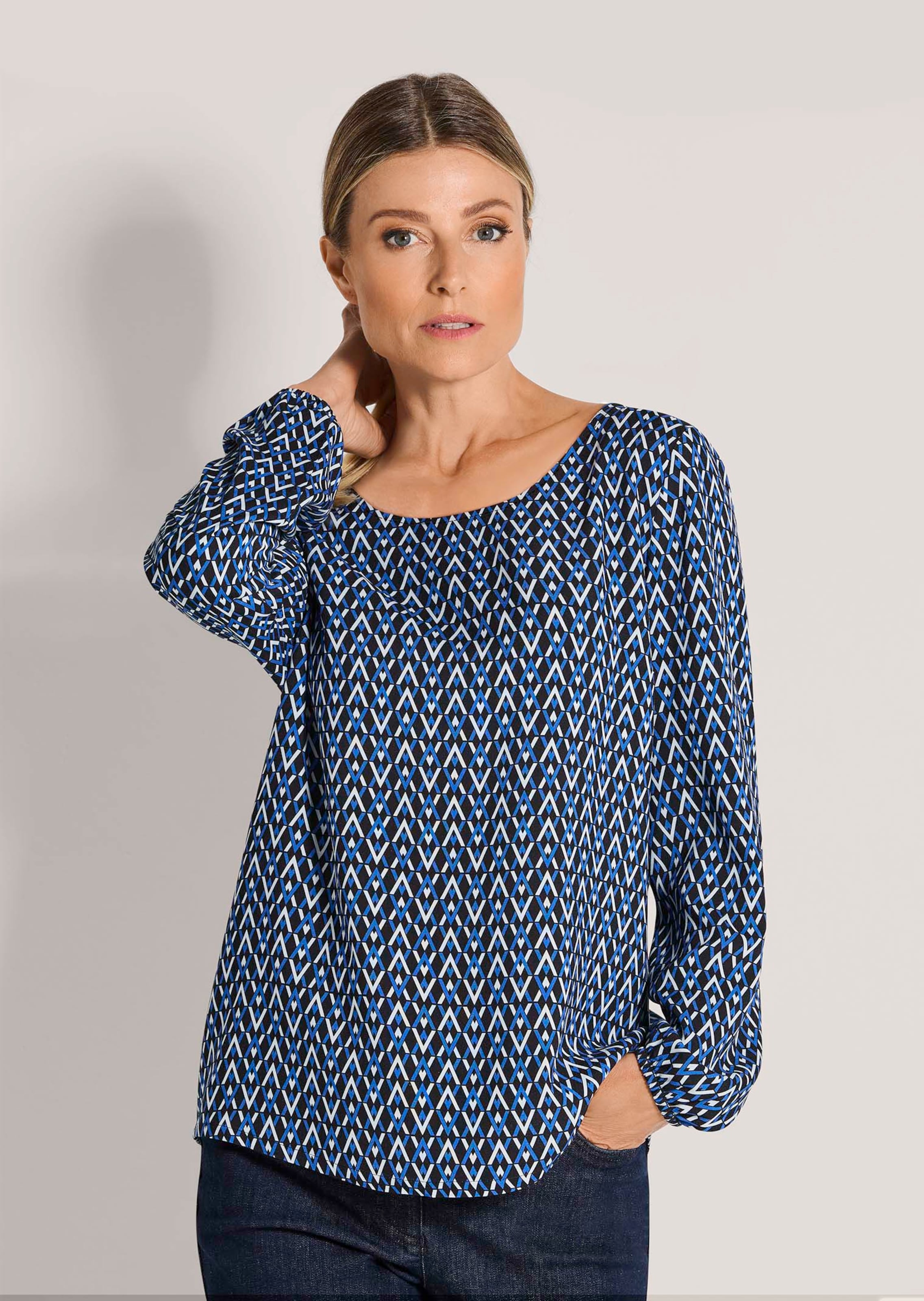 Blouse avec imprimé graphique