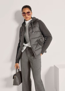 Steppjacke mit Strickärmeln thumbnail 5