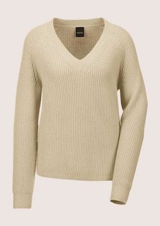 Langarm-Pullover mit V-Ausschnitt thumbnail 7