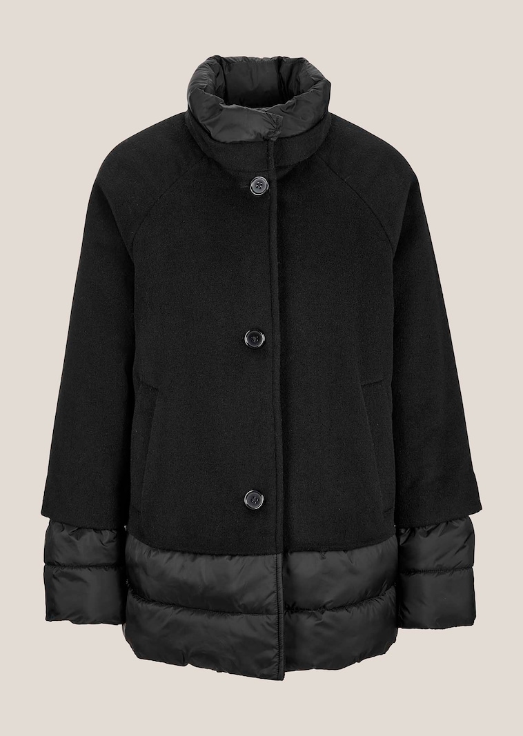 Jacke in Double-Layer-Optik