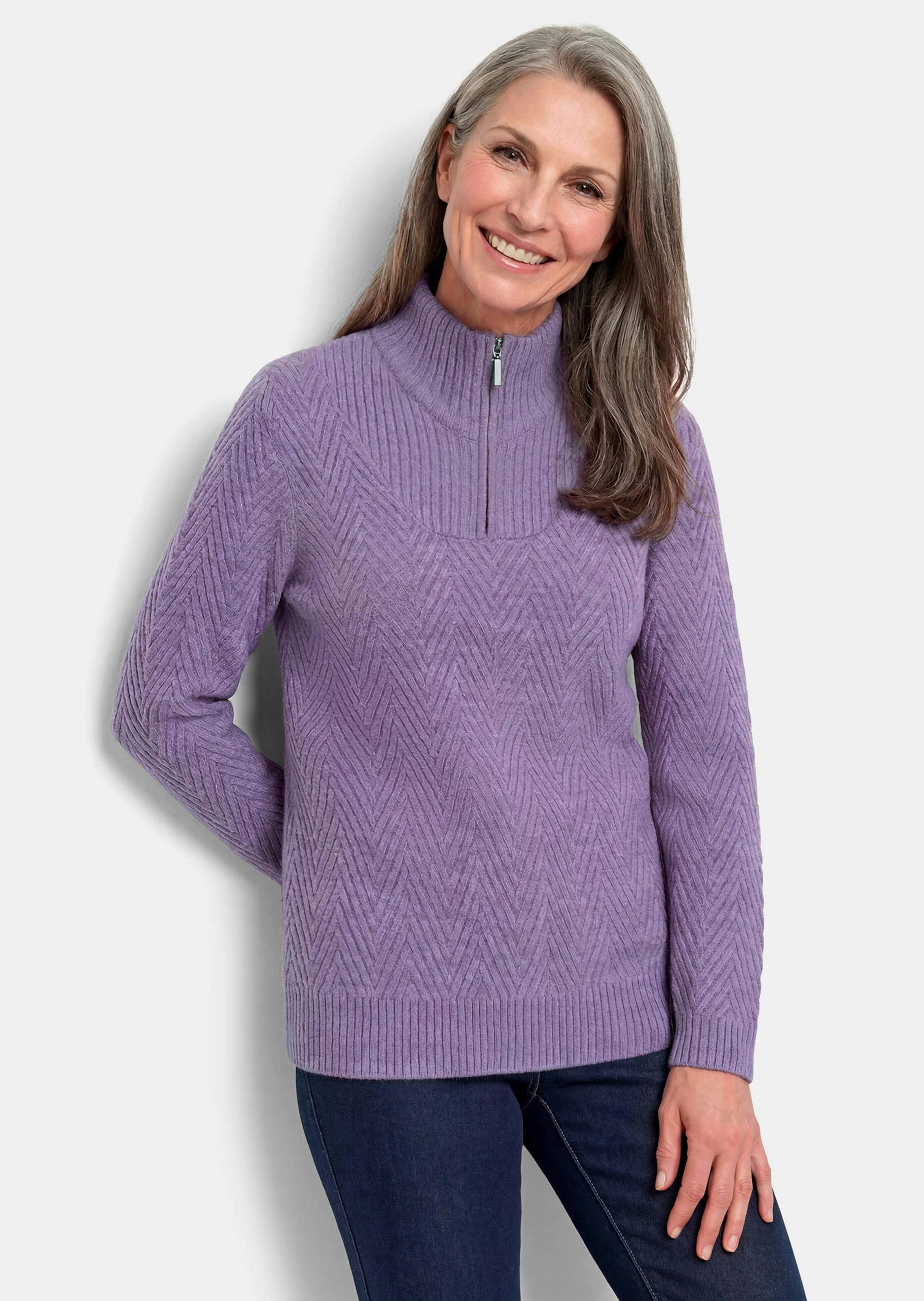 Pull en tricot col camionneur