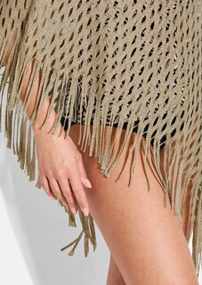 Poncho aspect crocheté thumbnail 4
