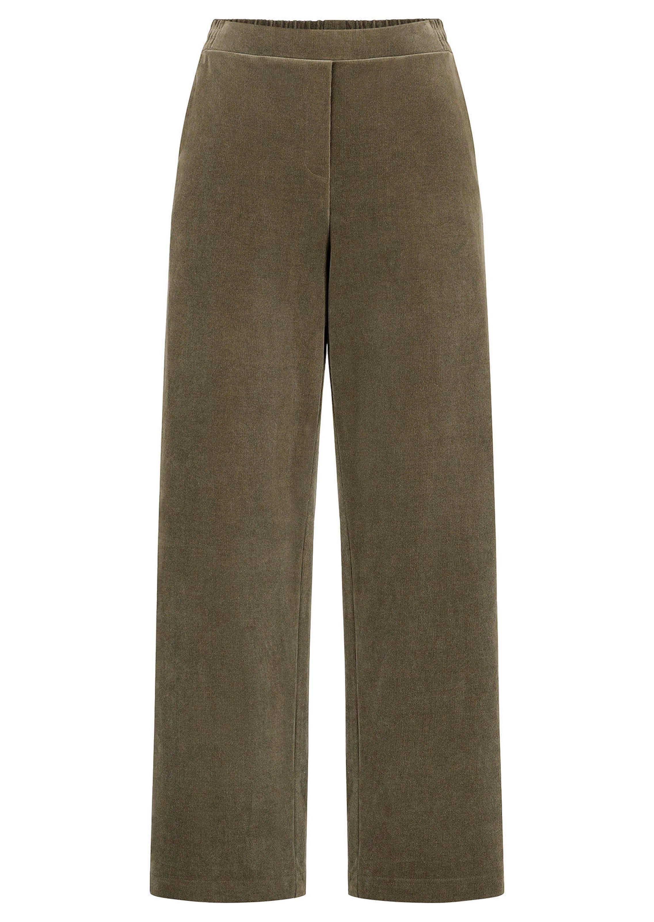Pantalon large en velours côtelé VERA avec taille élastique