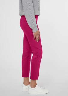 Slanke stretchbroek met biezen thumbnail 5