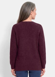 Strickpullover mit nahtlosem V-Ausschnitt thumbnail 3