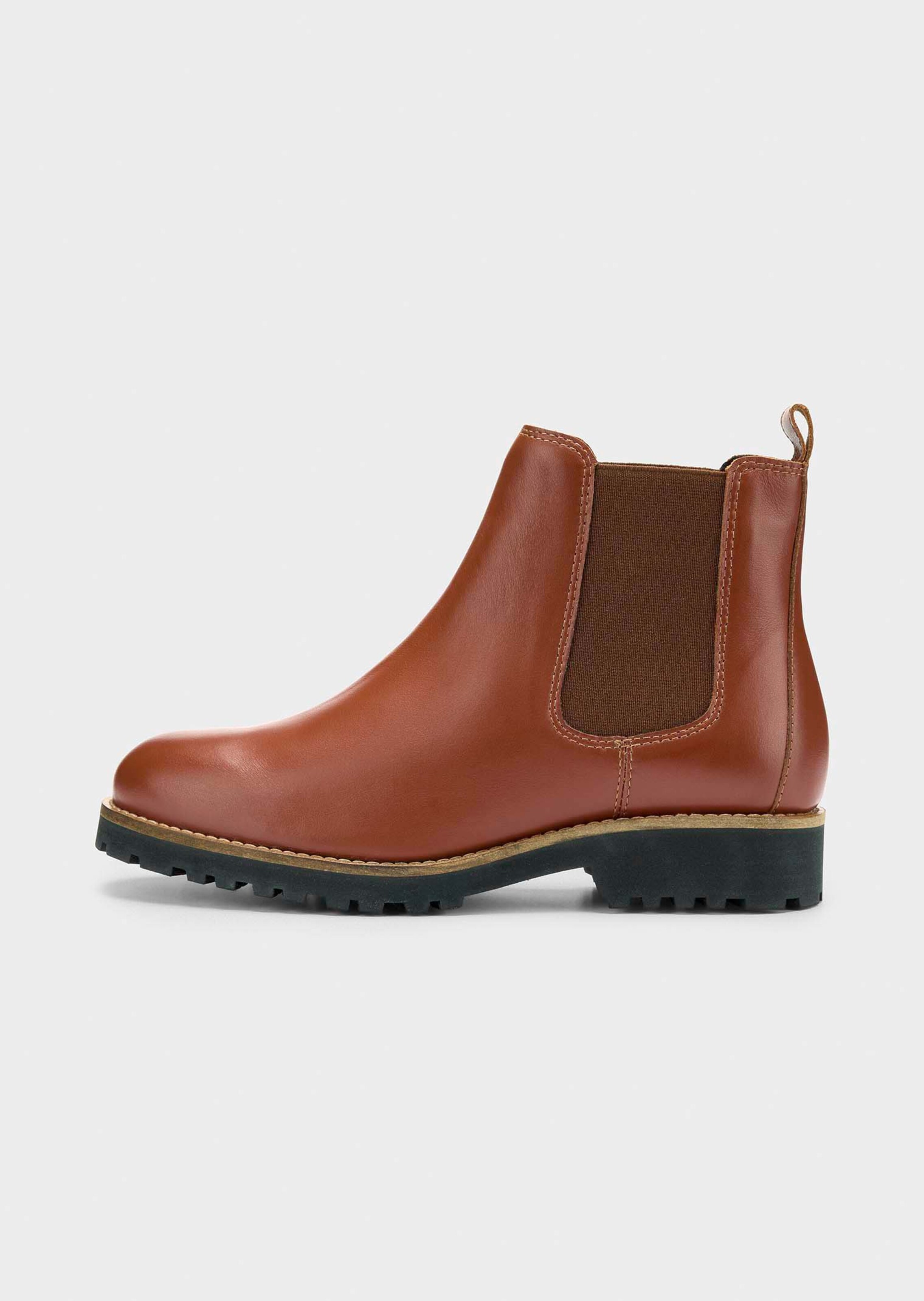 Bottines Chelsea en cuir véritable thumbnail 4