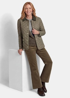 Leichte Steppjacke mit Kontrastkragen thumbnail 4