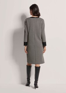 Kleid in H-Linie mit Kunstleder-Einsätzen thumbnail 4