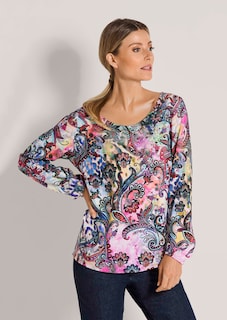 Blouse met paisleymotief thumbnail 1