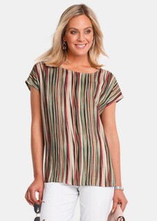 Druckbluse mit Streifendruck thumbnail 9