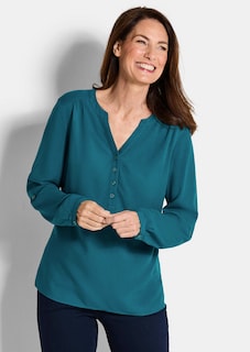 Blouse van pure viscose thumbnail 1