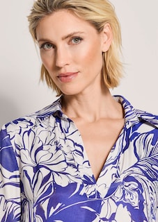 Sommerkleid mit floralem Print und 3/4-Arm thumbnail 6