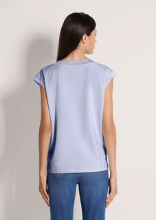 Sleeveless top with a wide ribbed trim thumbnail 4