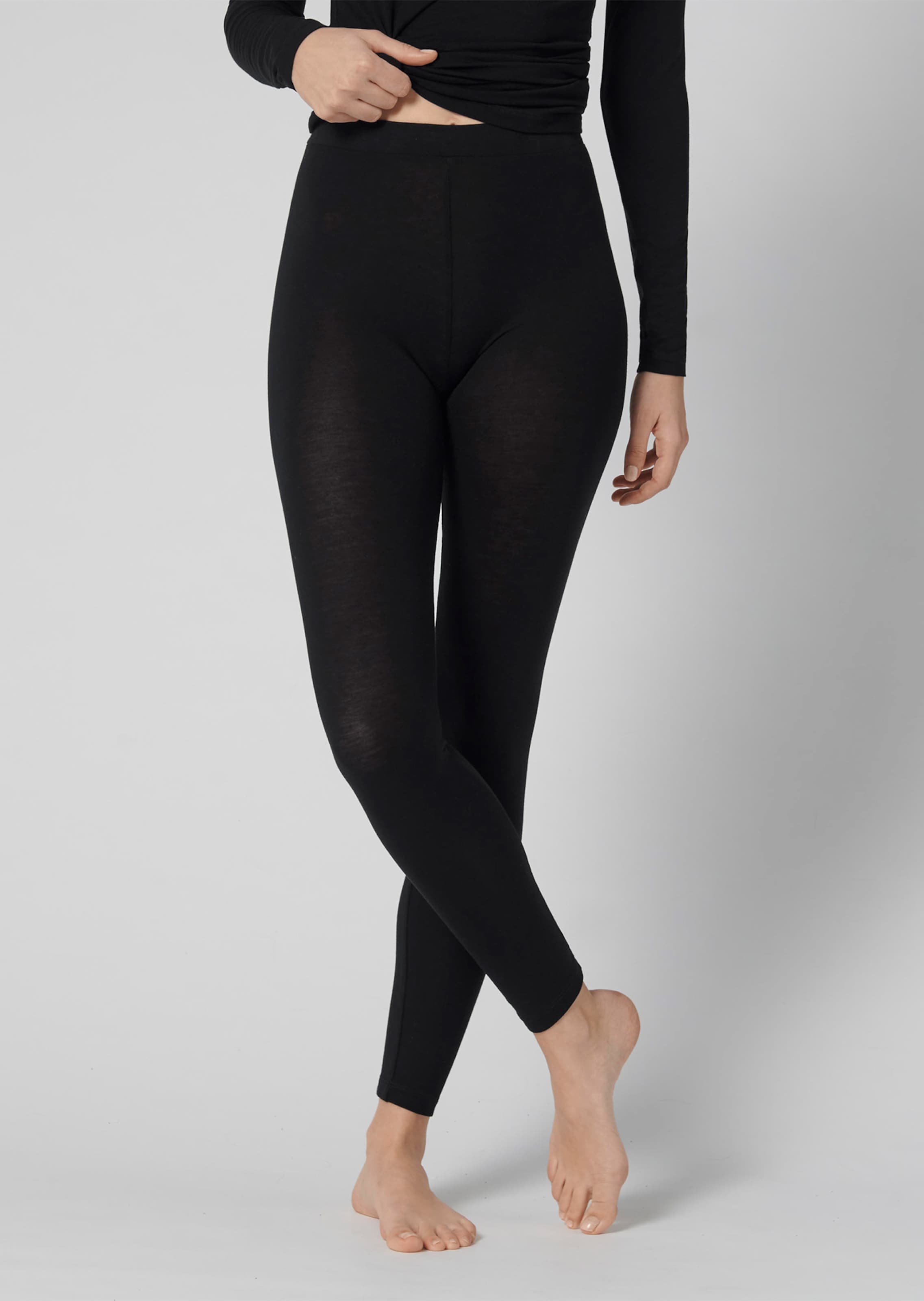 Unterzug-Leggings mit Merinowolle