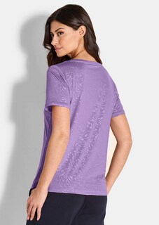 T-shirt de sport avec motif Jacquard raffiné thumbnail 3
