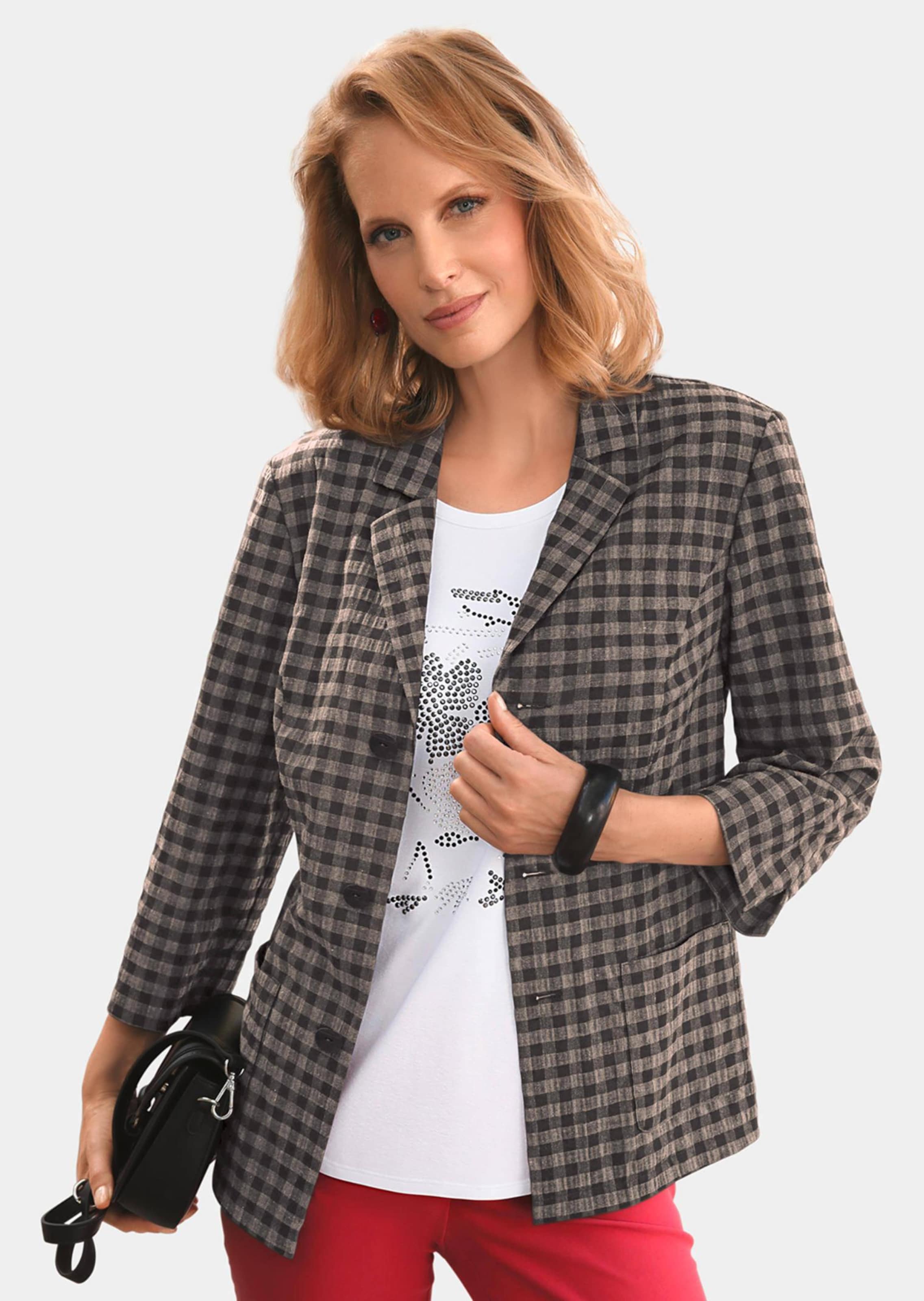 Veste chemisier qualité seersucker au bel imprimé coloré