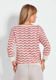 Strickpullover mit 3/4-Arm thumbnail 3