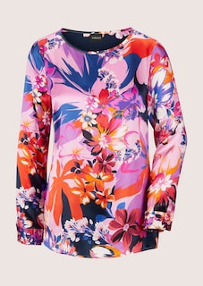 Seidenbluse mit Floral-Druck thumbnail 7