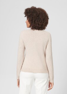 Cashmere roll neck jumper thumbnail 4