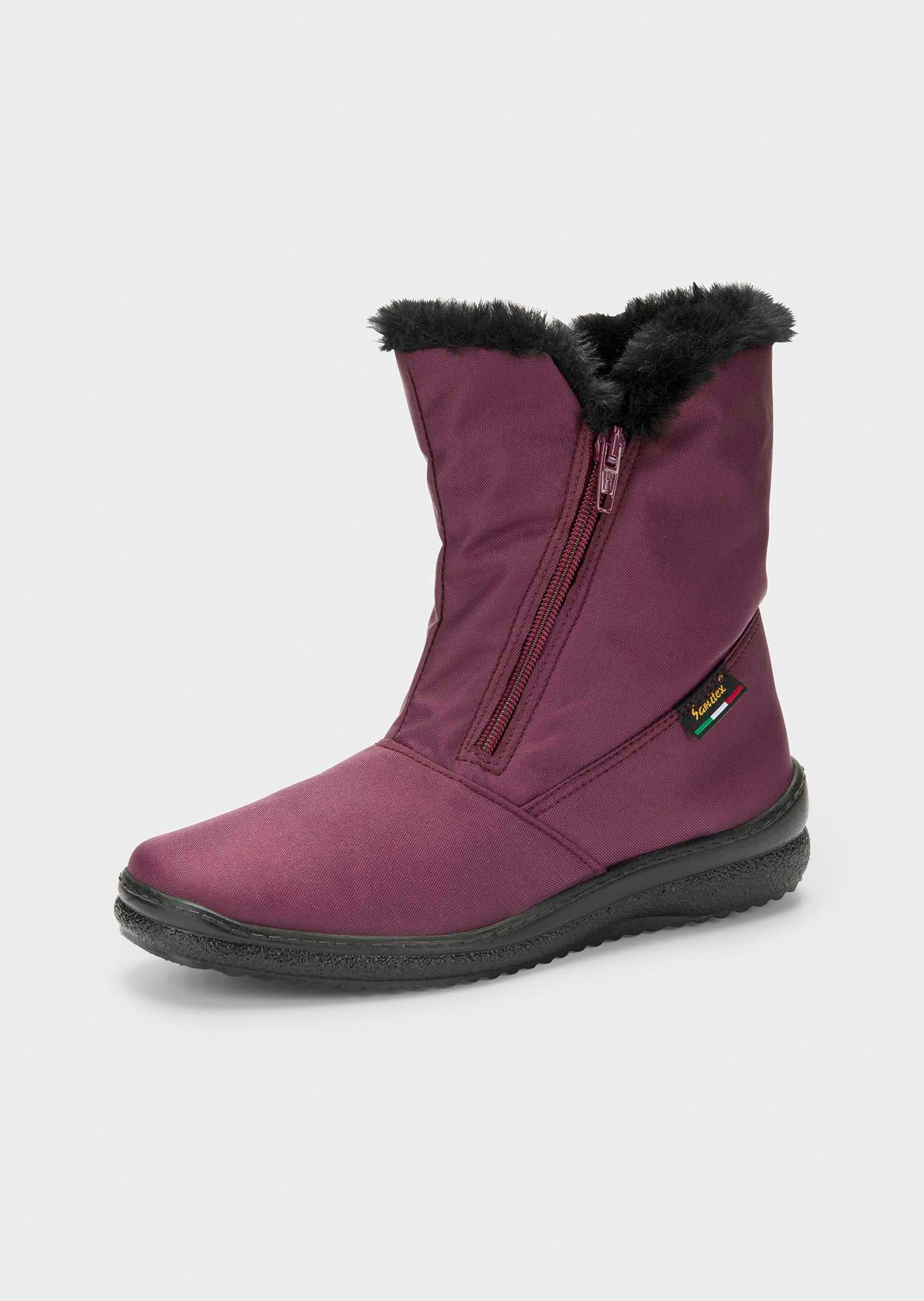 Bottes d’hiver doublées à zip