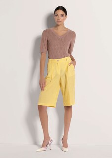 Bermudas mit Bund- und Bügelfalten thumbnail 3