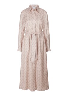 Bedrucktes Hemdblusenkleid mit Gürtel thumbnail 7