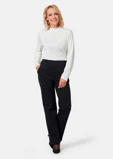Comfortabel elastische broek met glitter thumbnail 2