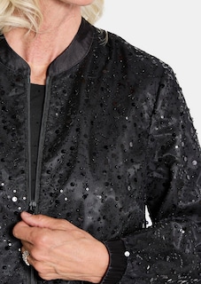 Eleganter Blouson mit Perlen und Pailletten thumbnail 5