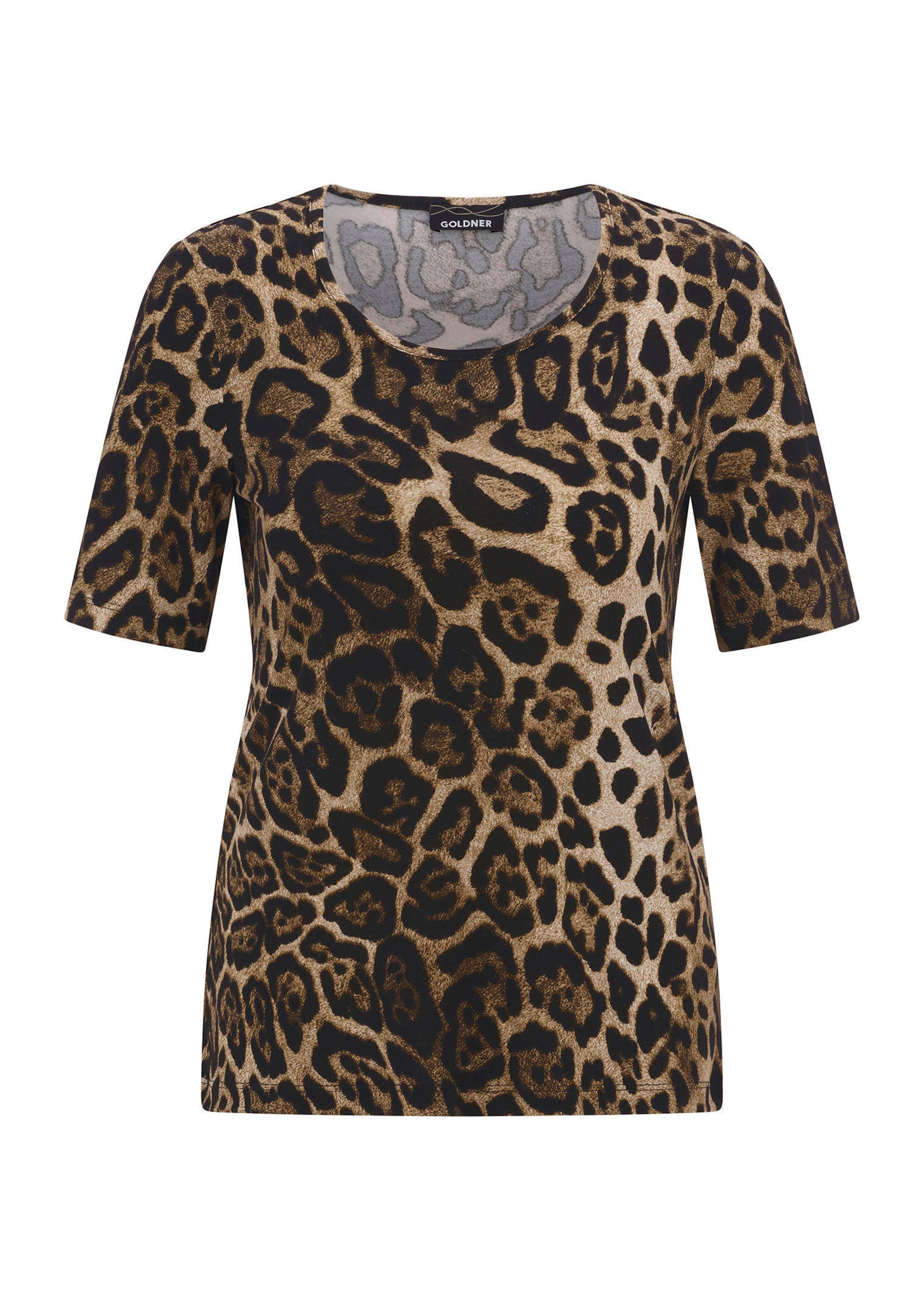 Shirt met elegante luipaardprint
