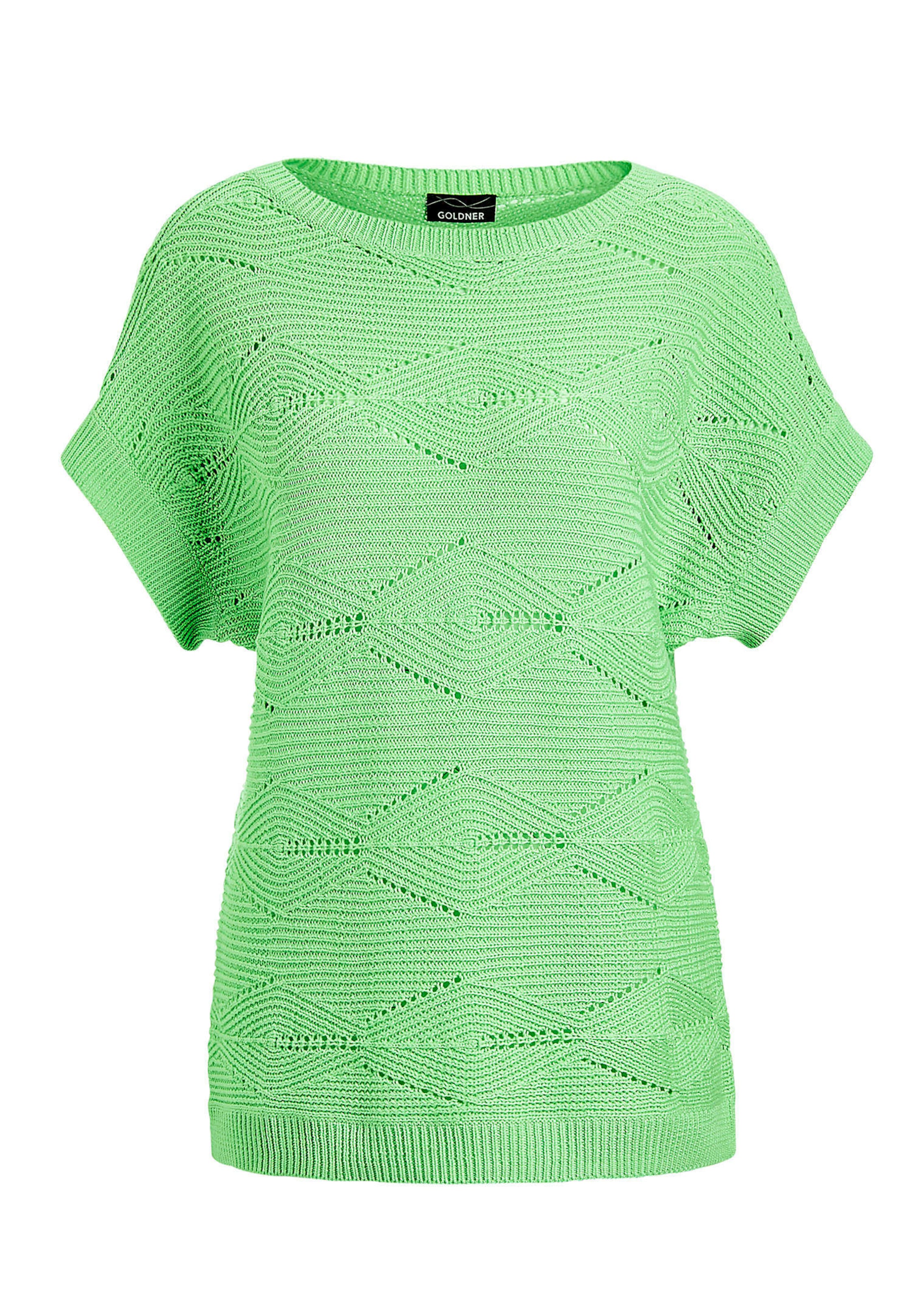 Tricot pullover met ruitmotief