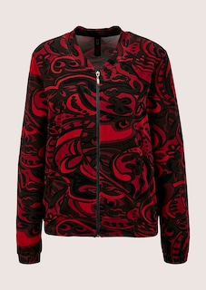 Veste de loisirs imprimée style blouson thumbnail 4