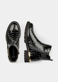 Bottines aspect vernis thumbnail 2