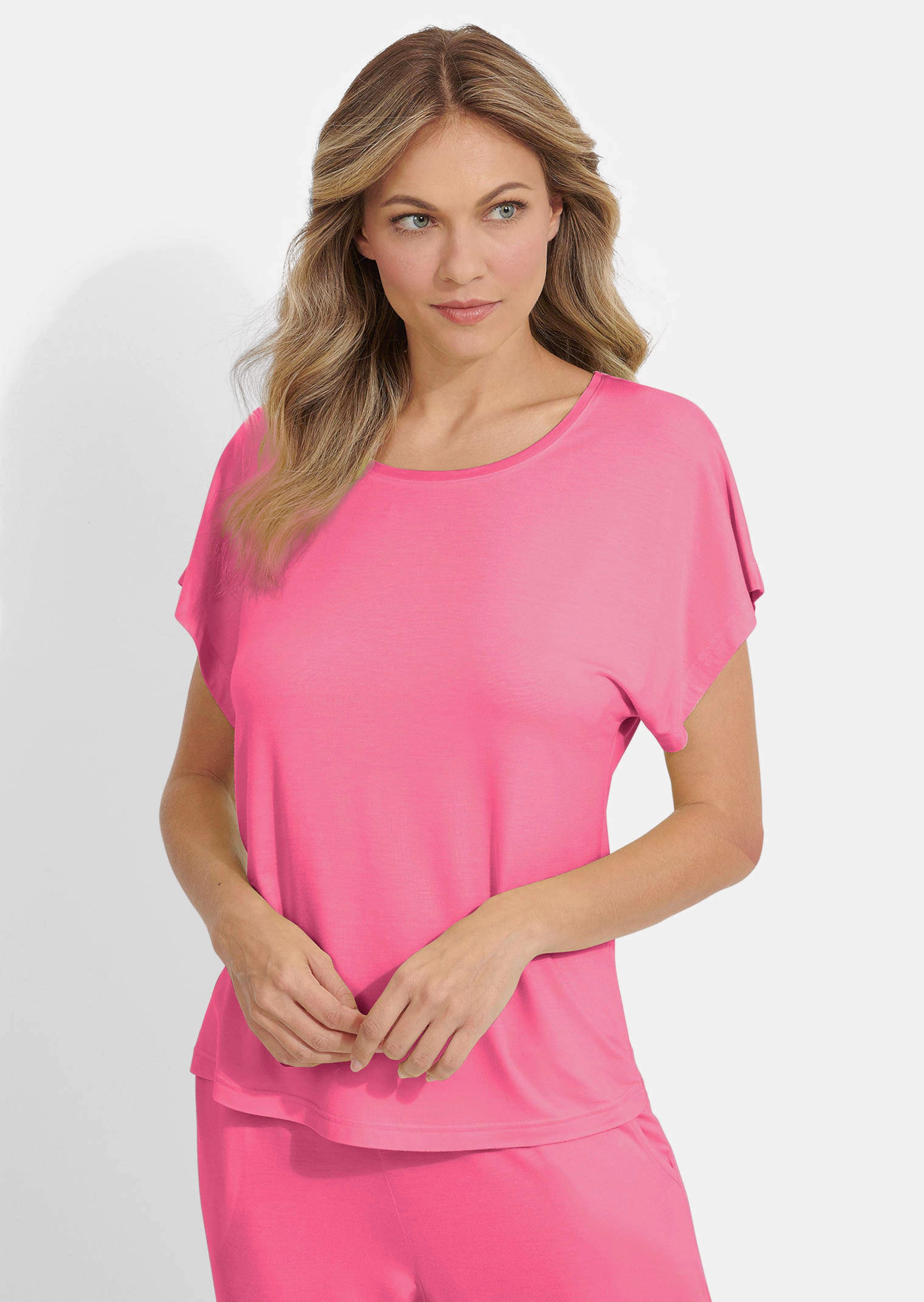 Locker geschnittenes Kurzarm-Shirt