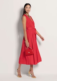 Langes Kleid in Wickel-Optik thumbnail 5
