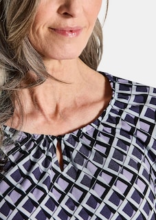 Jersey shirt met grafische print thumbnail 5
