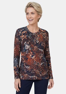 Langarmshirt aus flauschigem Jersey thumbnail 1