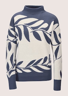 Jacquard-Pullover mit floralem Muster thumbnail 7