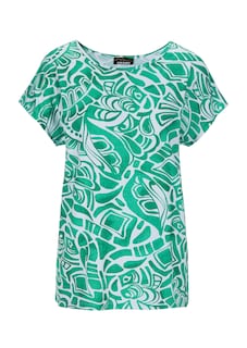 Gedessineerd shirt van katoen-jersey thumbnail 6