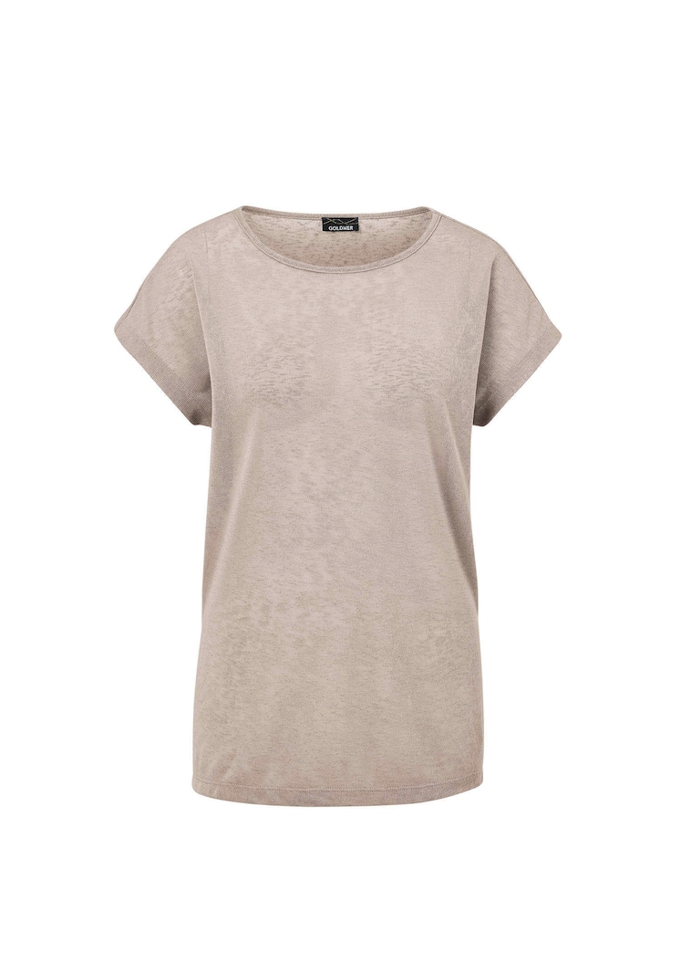 Shirt in linnenlook