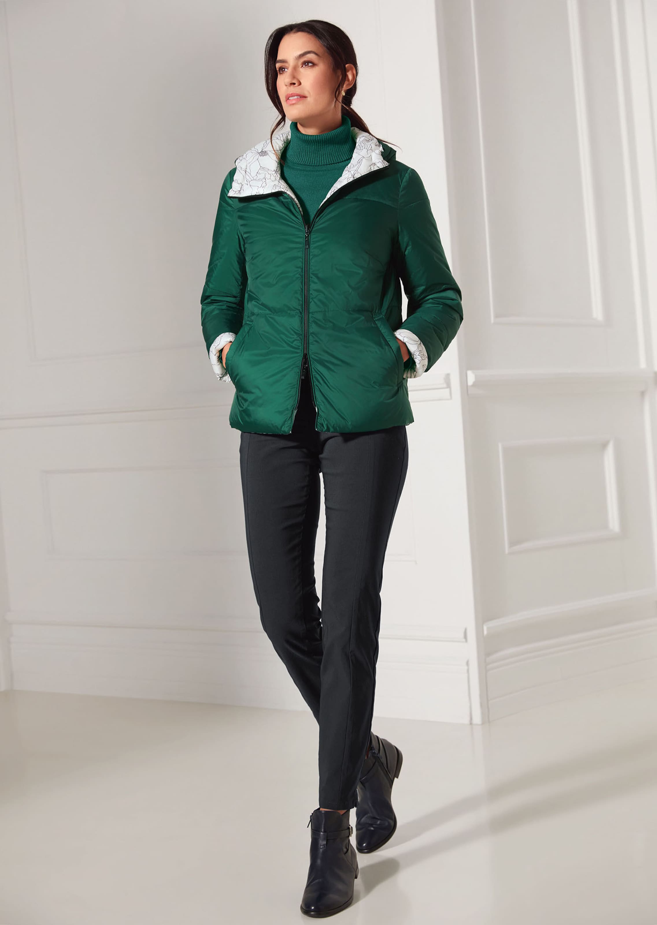 Wende-Steppjacke mit softer Kunstdaune
