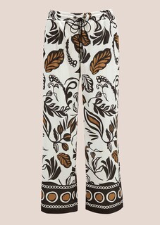 Weite Schlupf-Hose mit Unikat-Print thumbnail 7