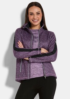 Fleecejacke in Strickoptik thumbnail 3