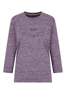 T-shirt technique avec motif imprimé et strass thumbnail 4