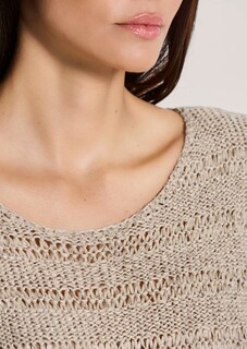 Pullover aus Bändchengarn mit Glanz-Effekt thumbnail 6