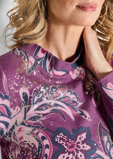Sweatshirt met paisleymotief thumbnail 5