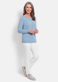 Tricot pullover van zuivere merinowol thumbnail 2