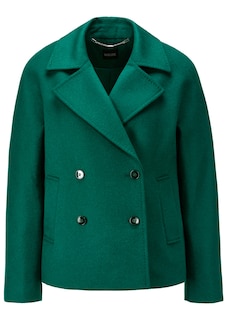 Zweireihige Wolljacke mit breitem Reverskragen thumbnail 2