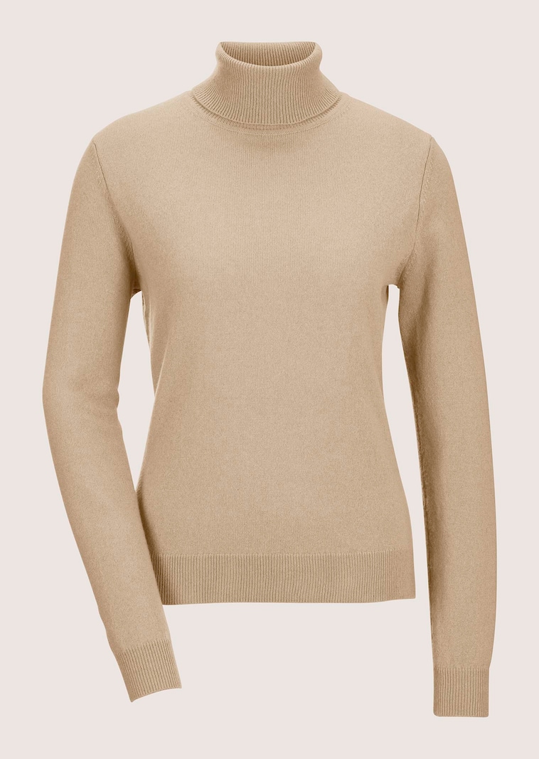 Kaschmirpullover mit Rollkragen
