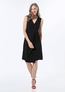 Elegantes Wickelkleid in Slinky-Qualität thumbnail 3