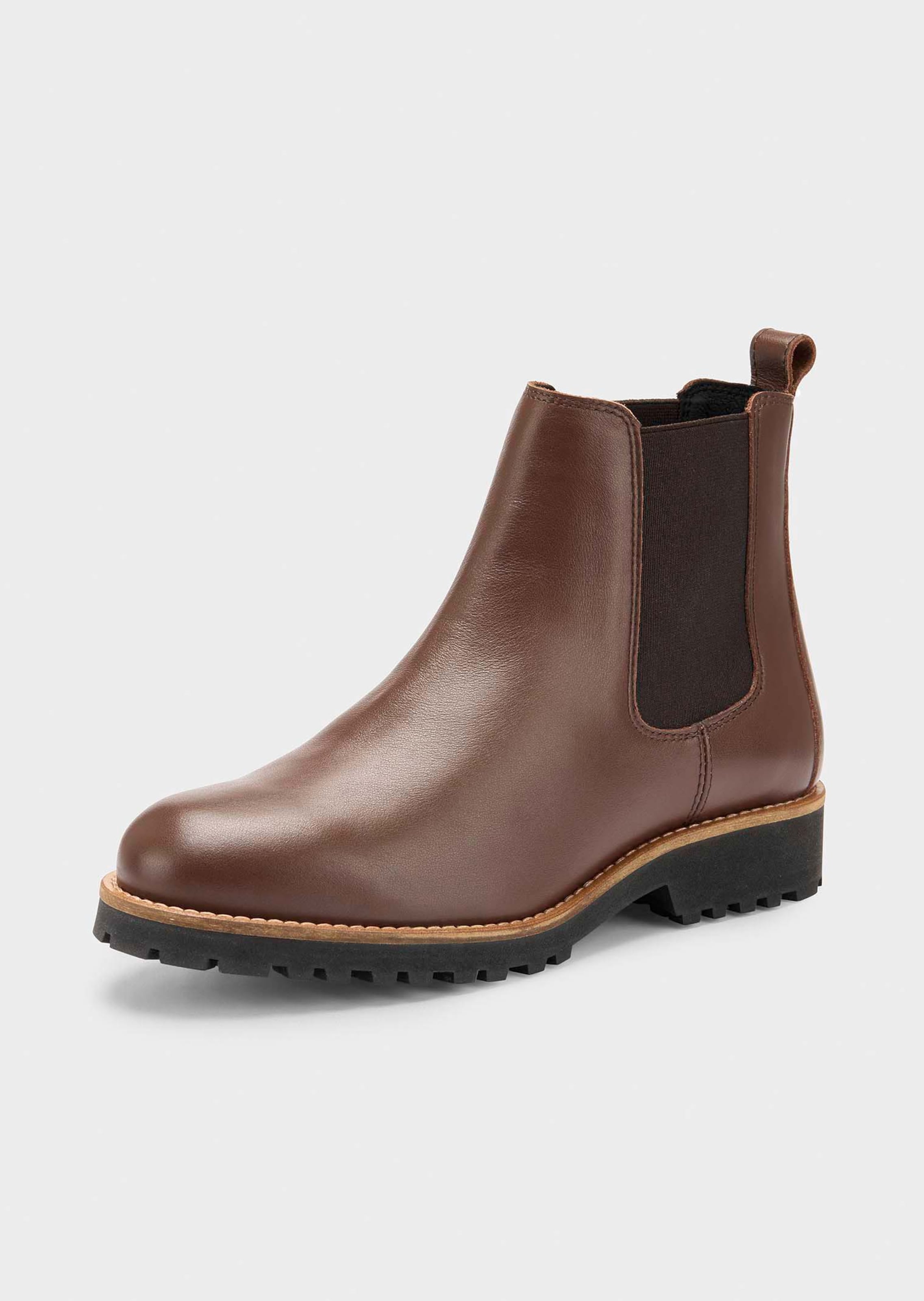 Chelsea boots van echt leer
